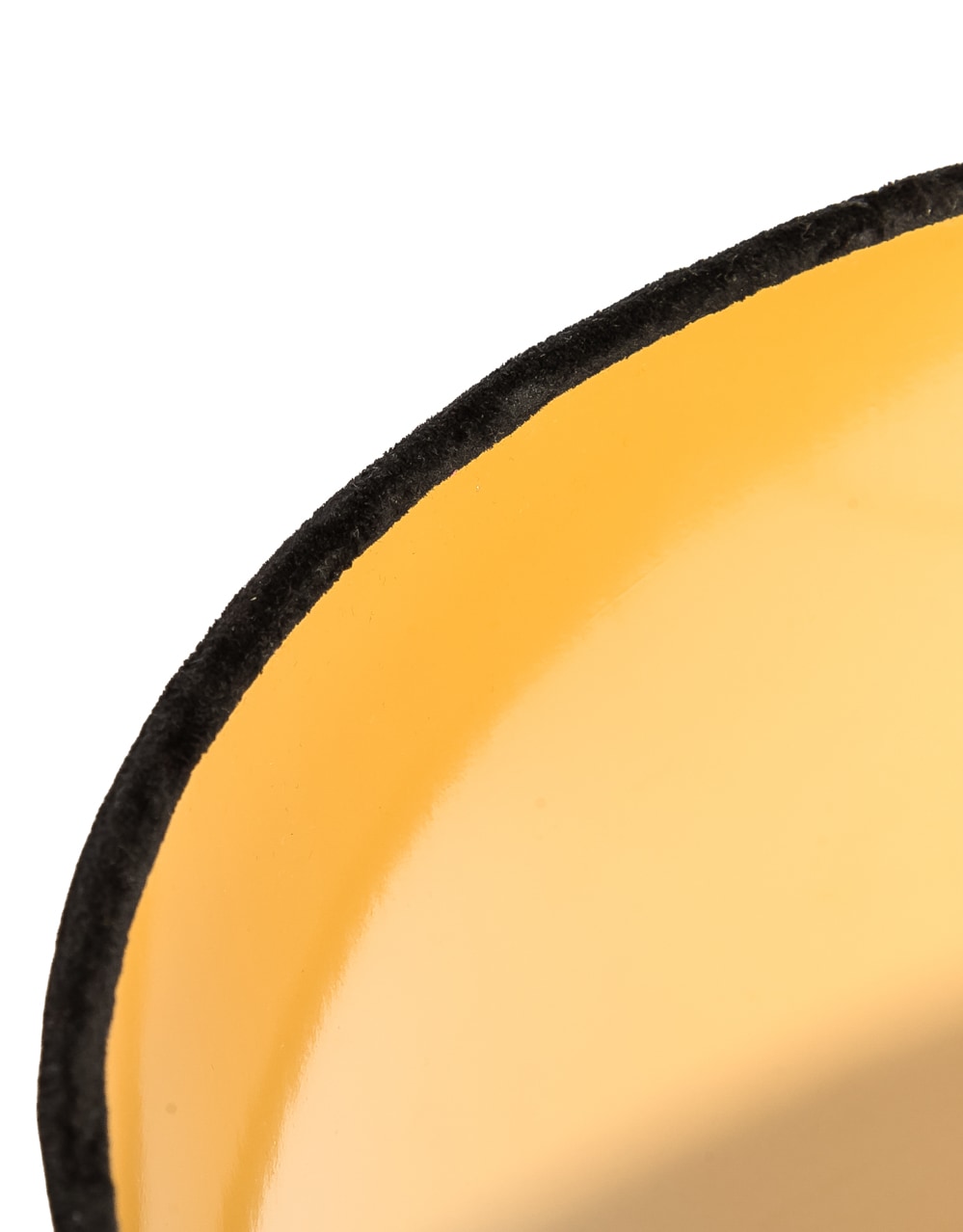 Black Velvet 40cm Cylinder Shade w/ Gold Inner Lining - LNS11