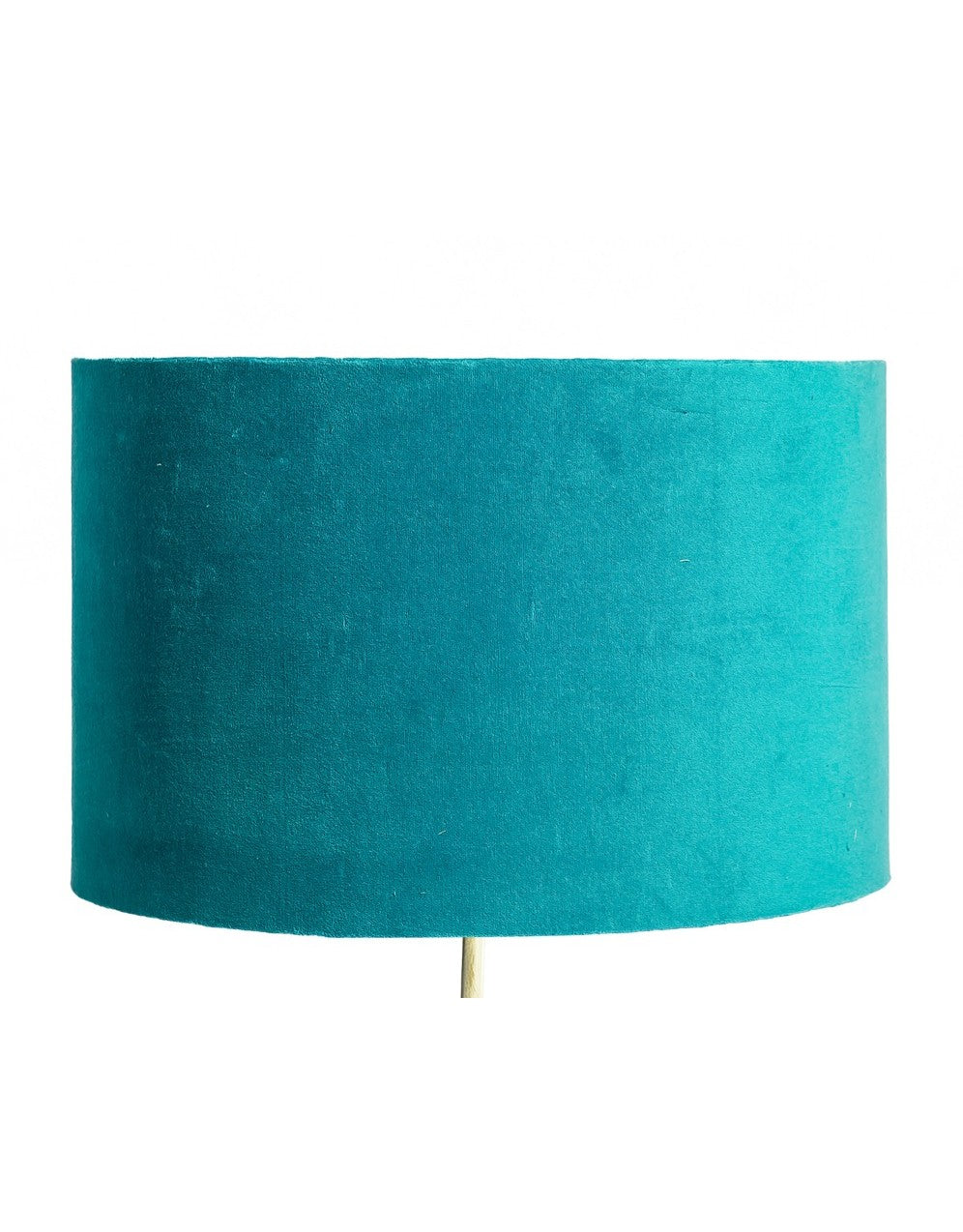 "Ocean" Velvet 40cm Cylinder Shade w/ Gold Inner Lining - LNS14