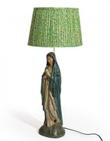 Green "Willow" Gathered / Pleated 40cm Lampshade - LNS18