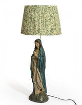 Blue "Willow" Gathered / Pleated 40cm Lampshade - LNS19