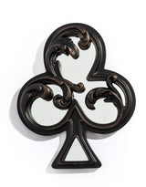Antique Black "Club" Mirrored Wall Ornament - MK224