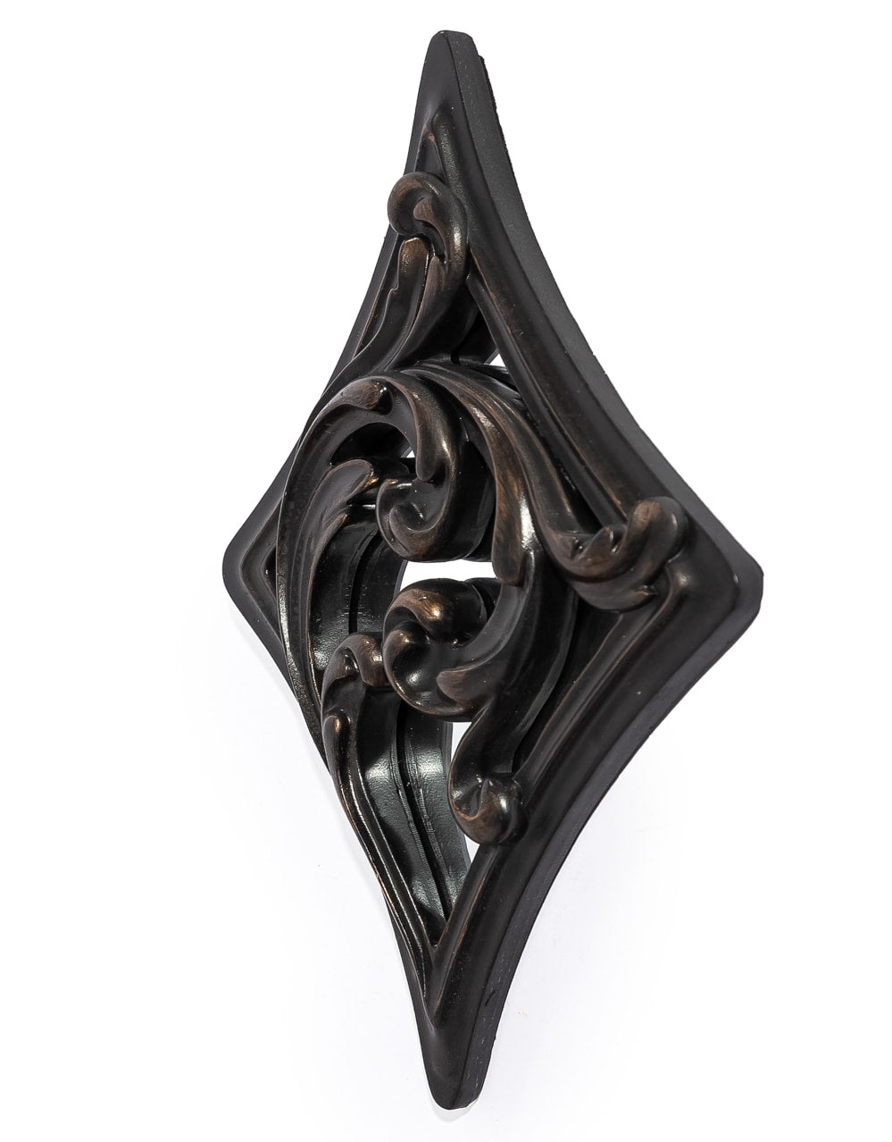 Antique Black "Diamond" Mirrored Wall Ornament - MK225