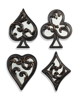 Antique Black "Diamond" Mirrored Wall Ornament - MK225