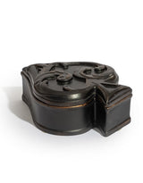 Antique Black "Spade" Storage / Trinket Box - MK226