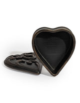 Antique Black "Heart" Storage / Trinket Box - MK227