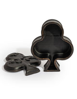 Antique Black "Club" Storage / Trinket Box - MK228