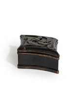 Antique Black "Diamond" Storage / Trinket Box - MK229