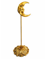 Gold "Moon" Magnetic Card / Photo Holder on Stand - MK235