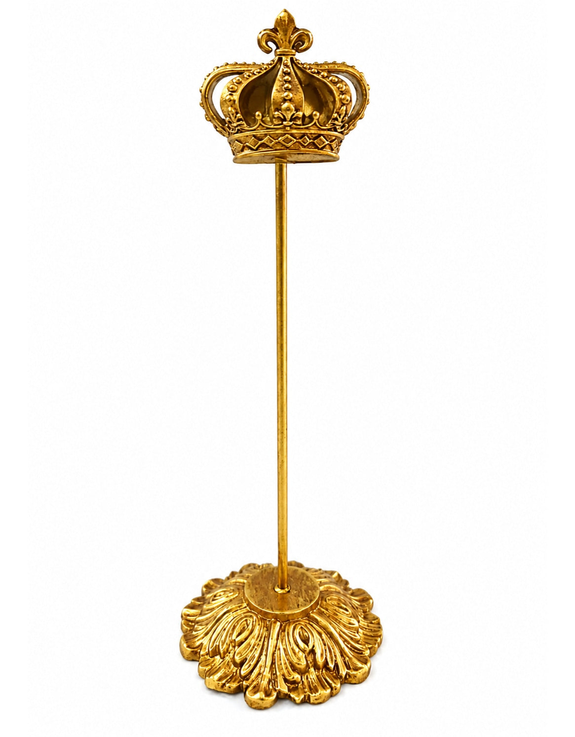 Gold "Crown" Magnetic Card / Photo Holder on Stand - MK236
