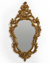 Antique Gold Ornate French Wall Mirror - MK241