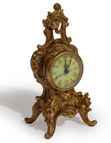 Antique Gold Ornate Mantle Clock - MK244