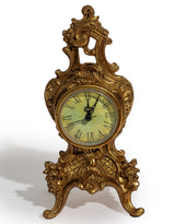 Antique Gold Ornate Mantle Clock - MK244
