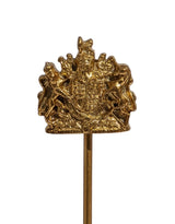 Gold "Coat of Arms" Magnetic Card / Photo Holder on Stand - MK238