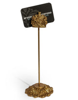 Gold "Coat of Arms" Magnetic Card / Photo Holder on Stand - MK238