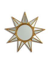 Antique Gold "Mirrored Star" Wall Mirror - MK248