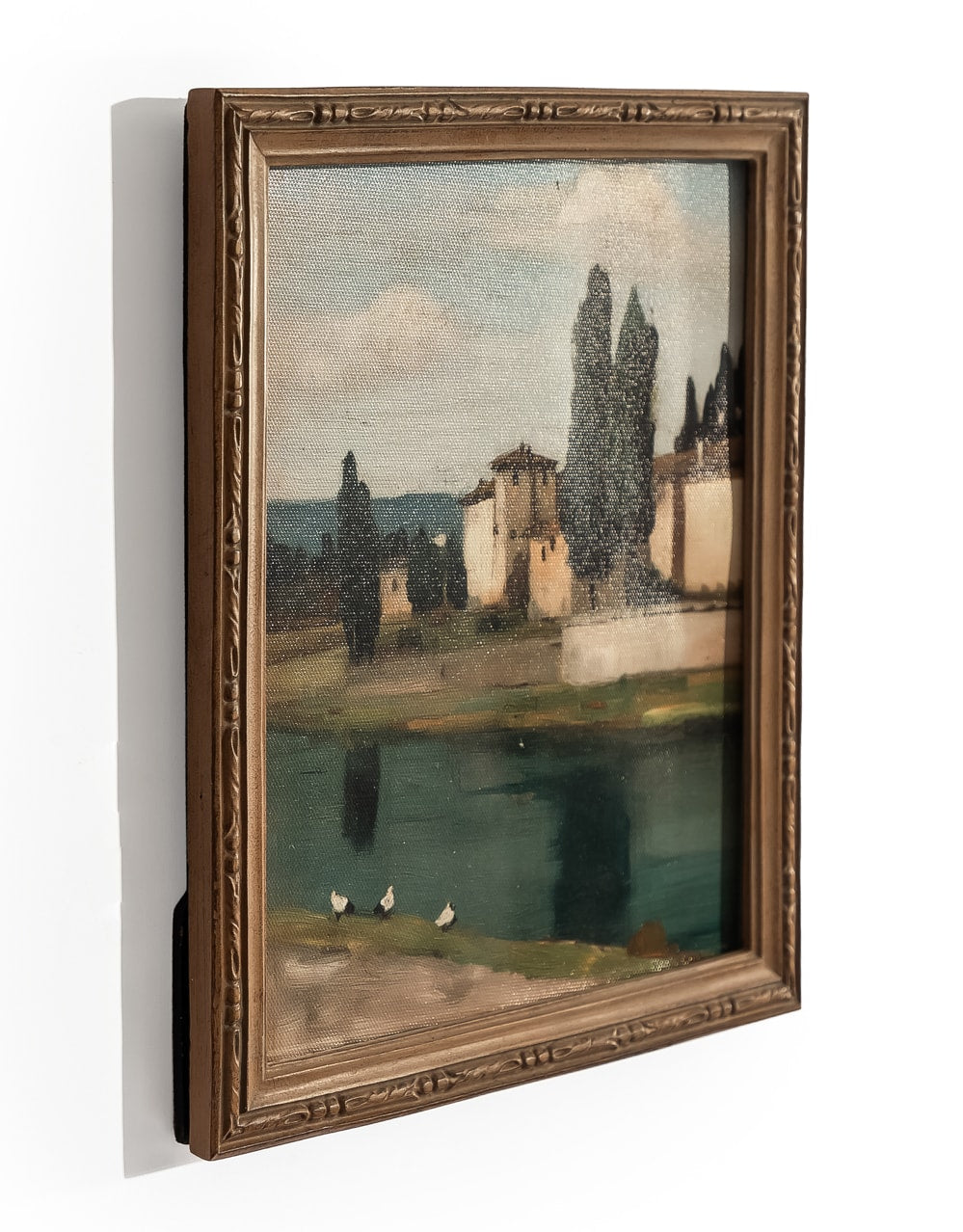 Wood Framed "European Vista" Art Print - MK251