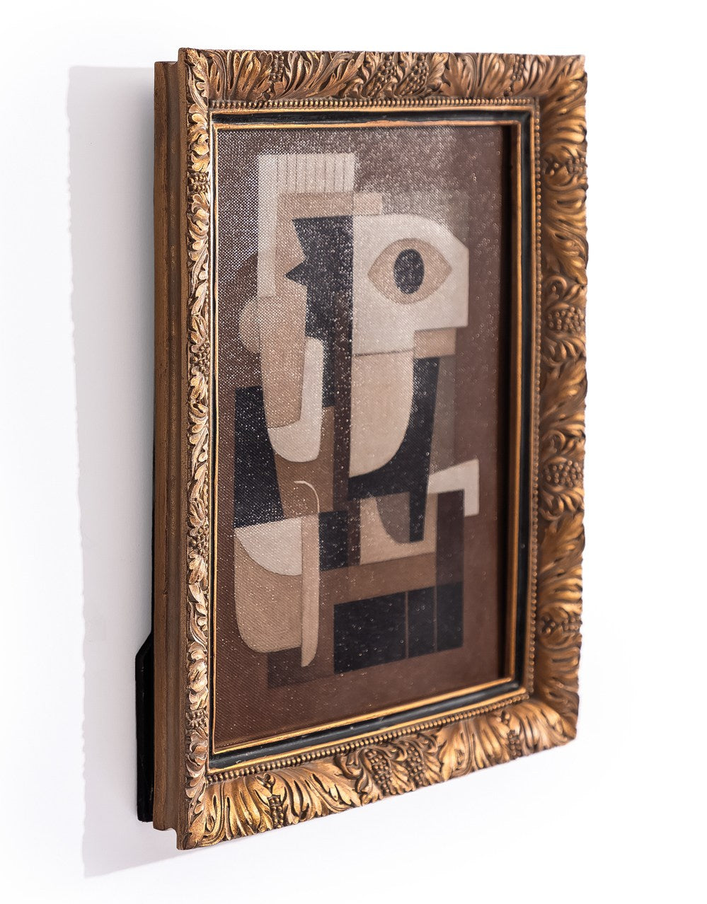 Gold Ornate Framed "Abstract Forms" Art Print - MK252