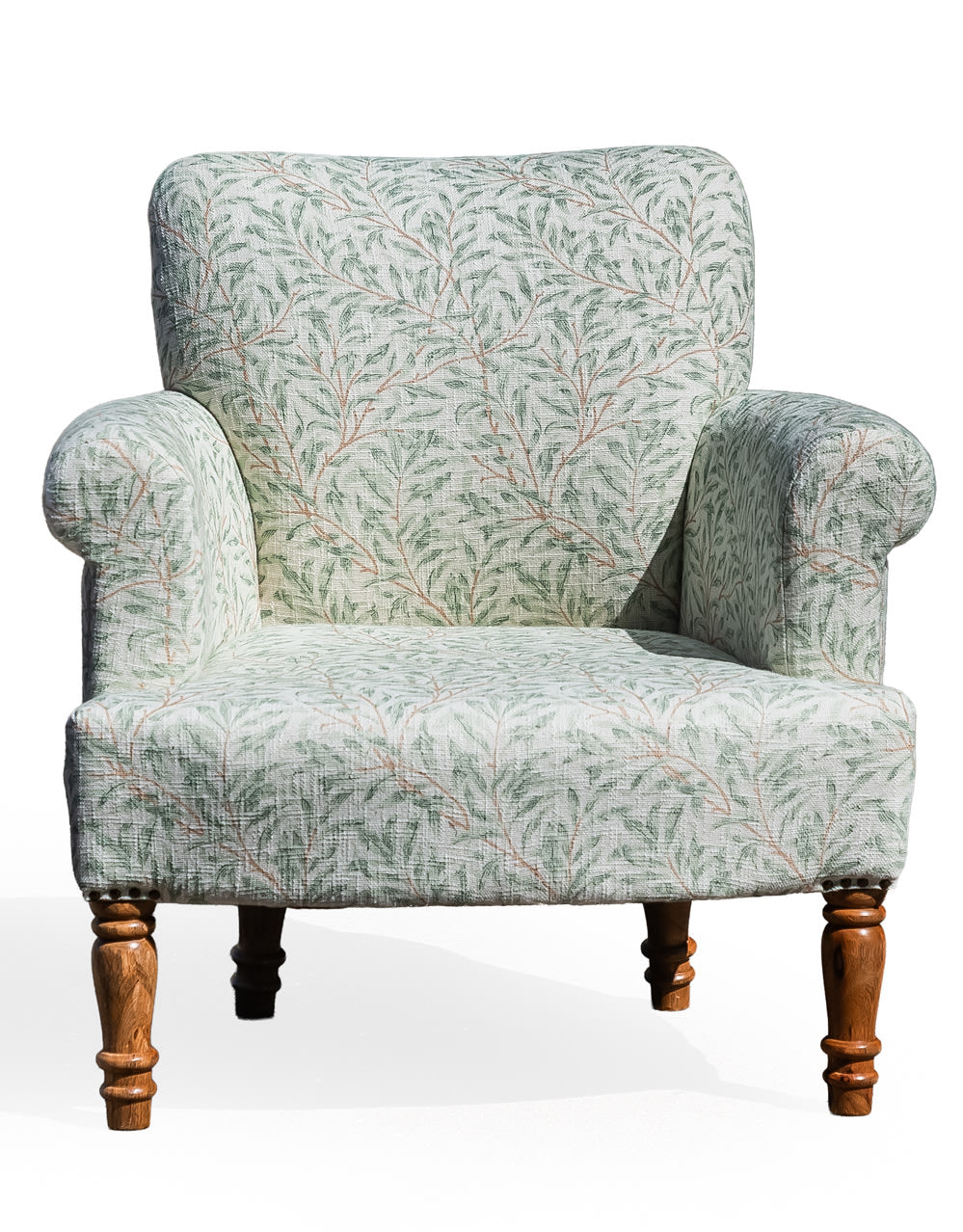 Green "Willow Boughs" William Morris Patterned Occasional Armchair - IPC12