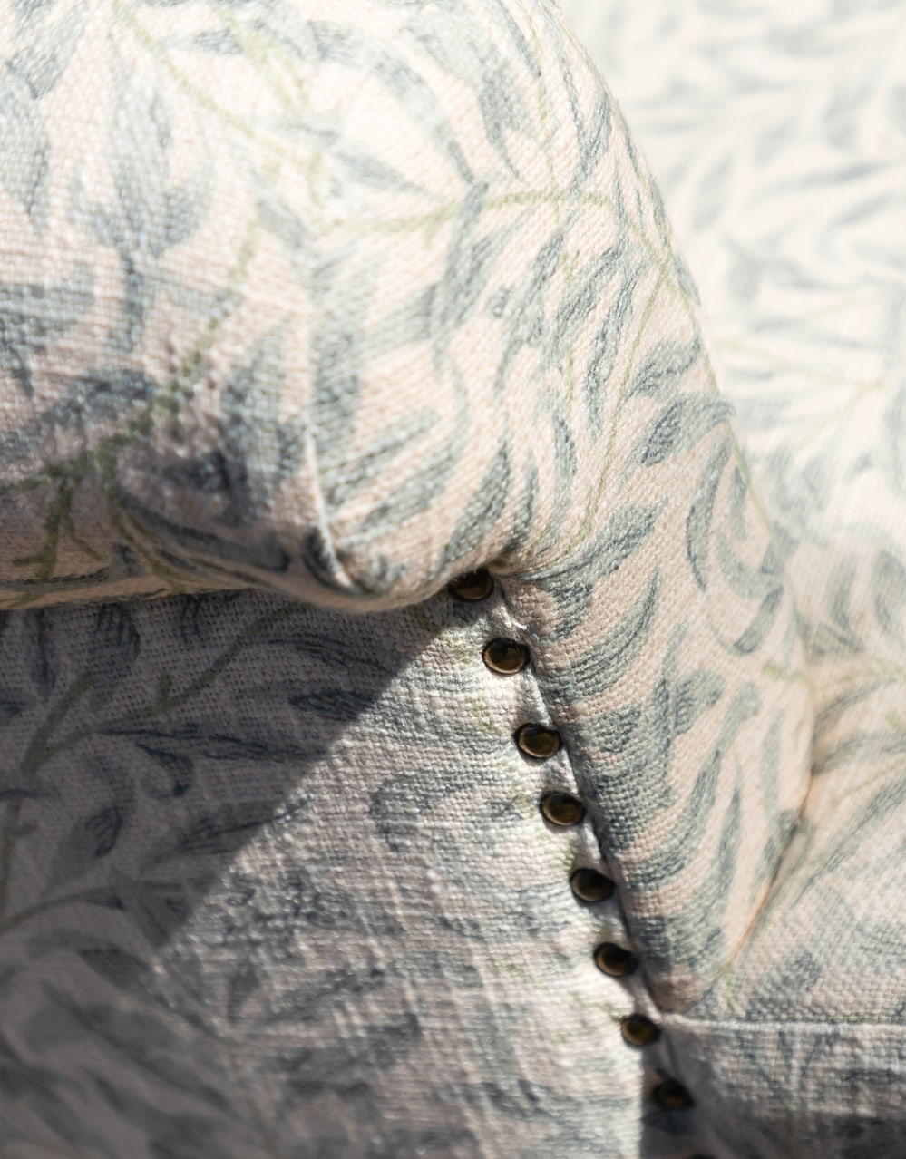 Blue "Willow Boughs" William Morris Patterned Occasional Armchair - IPC13