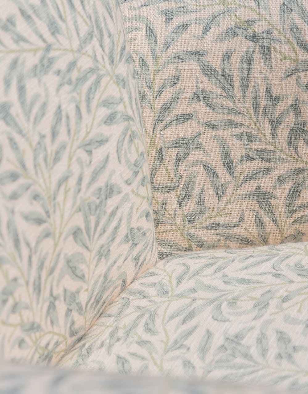 Blue "Willow Boughs" William Morris Patterned Occasional Armchair - IPC13