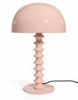 Pale Pink Large Ribbed Table Lamp - RTL16
