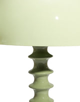 Pale Sage Green Large Ribbed Table Lamp - RTL18