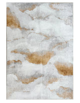 Yellow "Cloudburst" 230x160cm Rug - Washable - OCM16