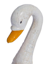 Cast Iron White Swan Coin Dish - STM107
