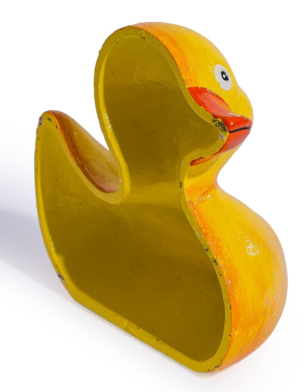 Large Cast Iron Yellow Duck Door Stop - STM113