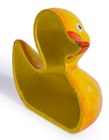 Large Cast Iron Yellow Duck Door Stop - STM113