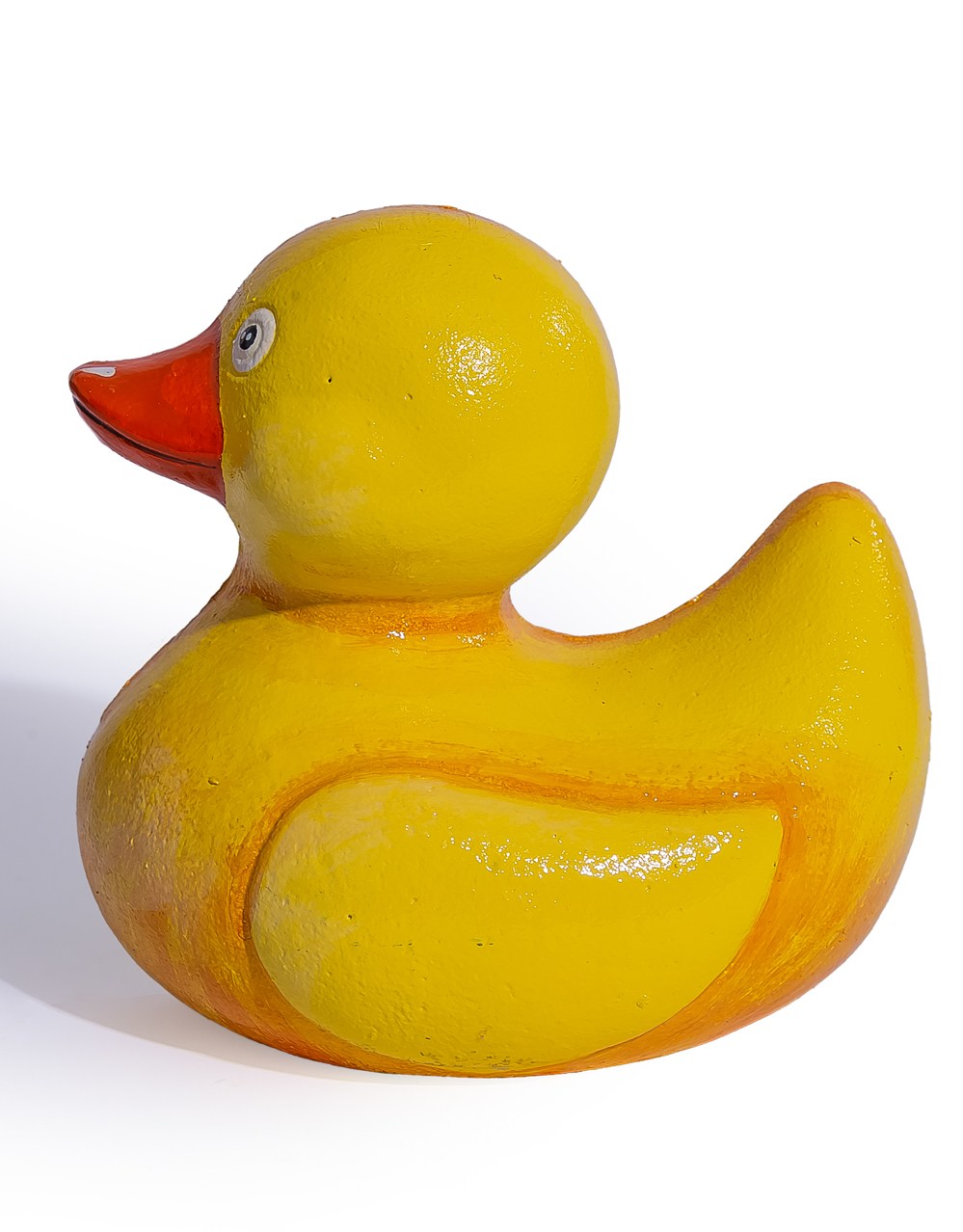 Large Cast Iron Yellow Duck Door Stop - STM113