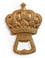 Antiqued Gold Regal Crown Bottle Opener - STM114