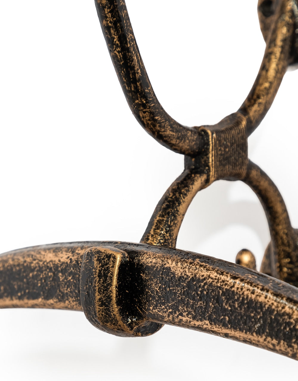 Bronze Cast Iron Wall-Mounted Coat / Suit Hanger - STM123
