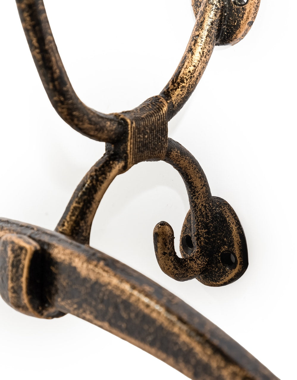 Bronze Cast Iron Wall-Mounted Coat / Suit Hanger - STM123
