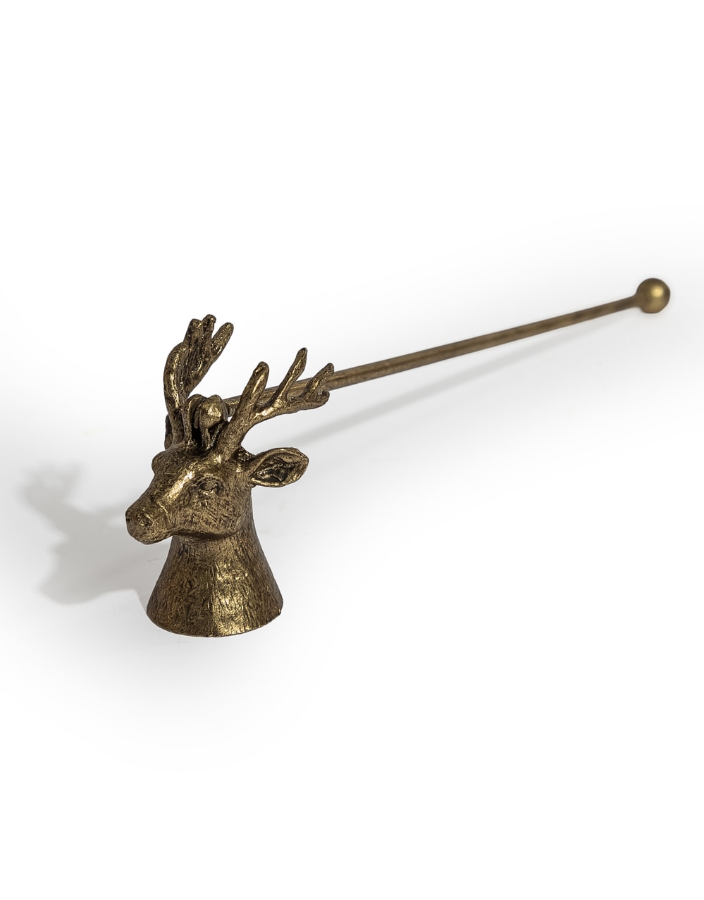 Antique Gold Stag Candle Snuffer - ET381