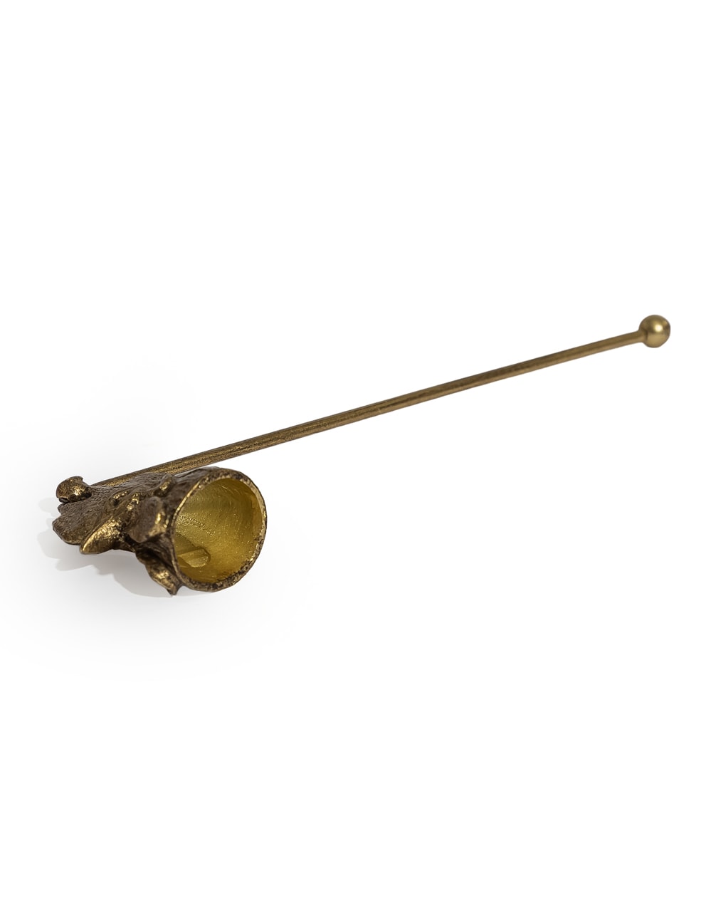 Antique Gold Cockerel Candle Snuffer - ET382
