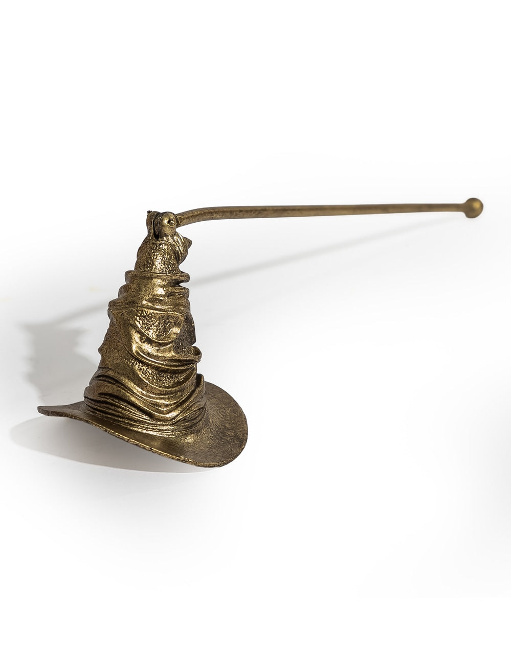 Antique Gold Wizard Hat Candle Snuffer - ET386