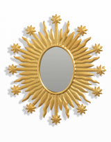 Gold Ex-Voto "Celeste" Sun Wall Mirror - ET390