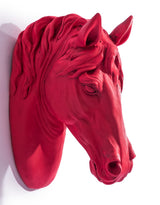 Magenta "Pink Pony" Large Horse Wall Head - BD197