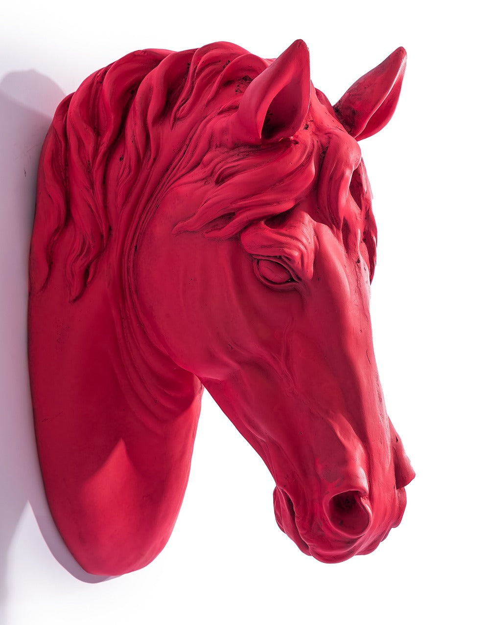 Magenta "Pink Pony" Large Horse Wall Head - BD197