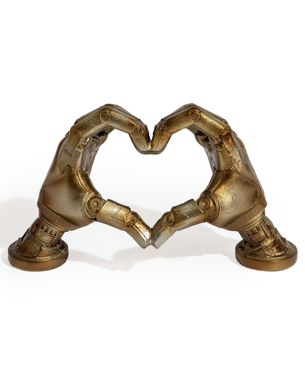 "Robot Love" Heart Hands Ornament - FL156