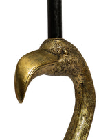 Antique Gold Flamingo Head Candle Holder - HKL105