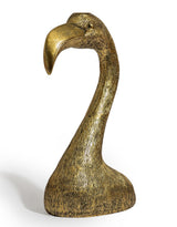 Antique Gold Flamingo Head Candle Holder - HKL105