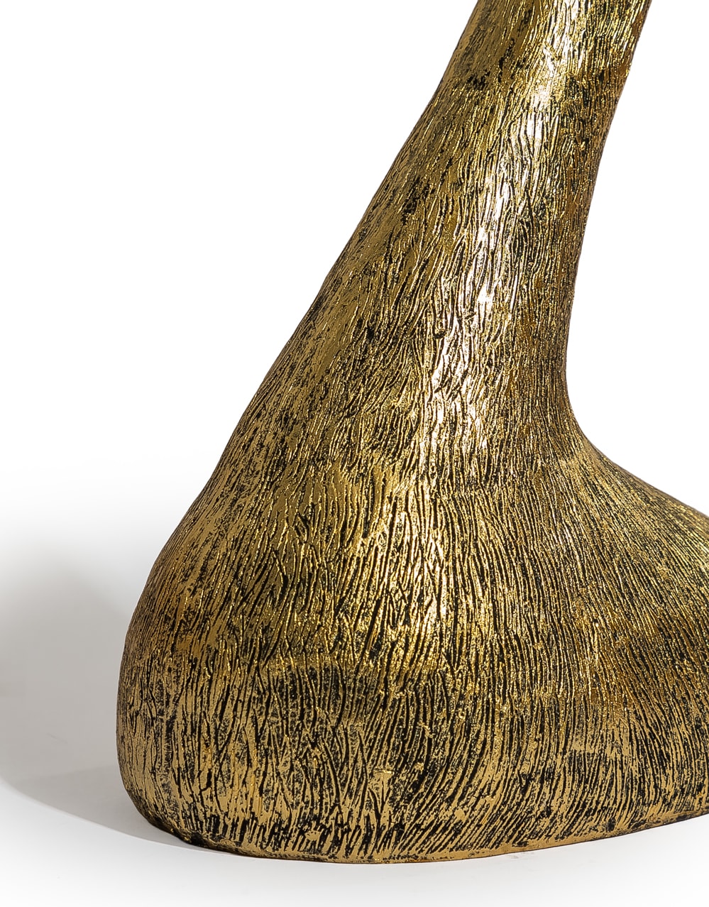 Antique Gold Flamingo Head Candle Holder - HKL105