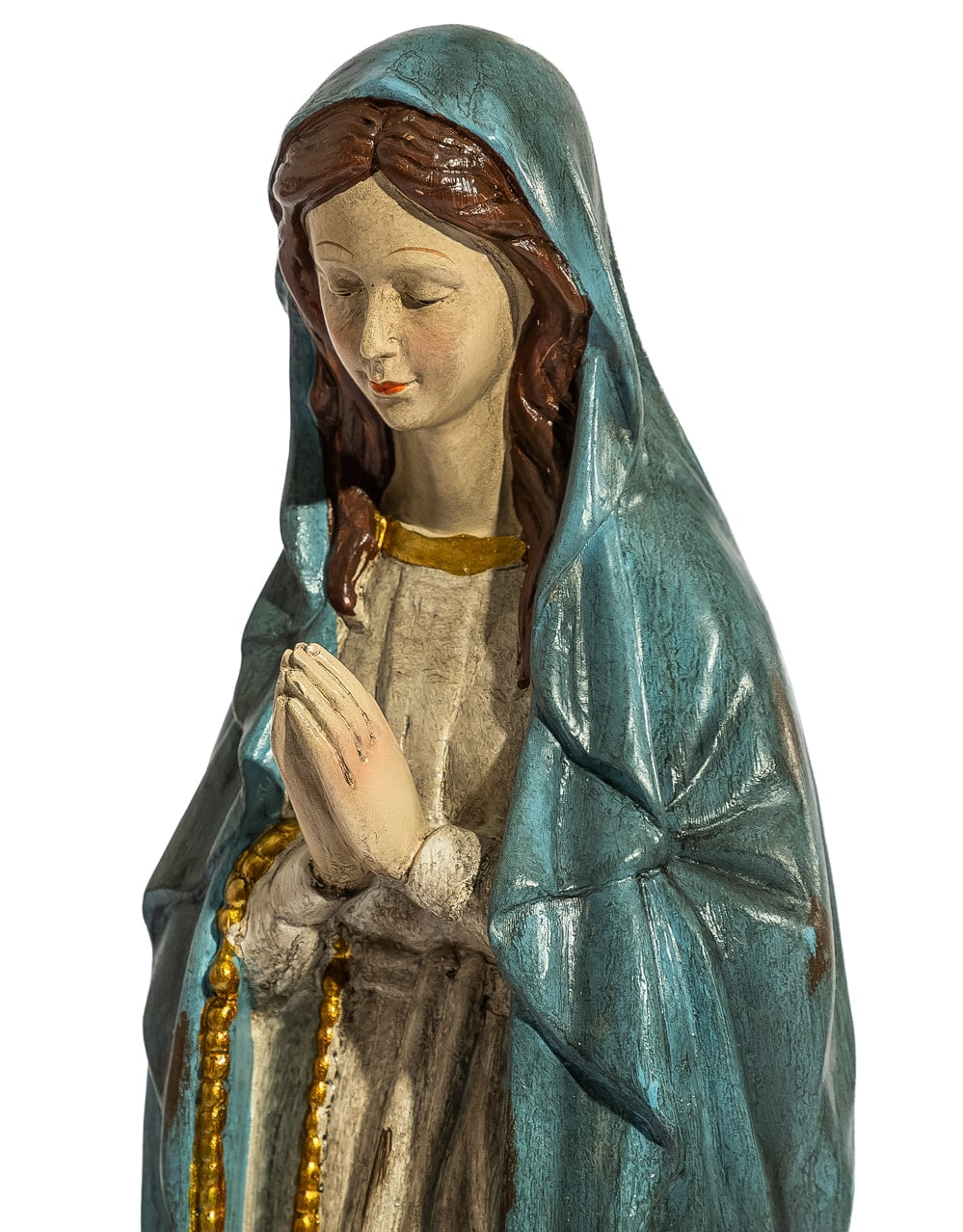 Antiqued Praying Maria Table Lamp - BASE ONLY - CRT169