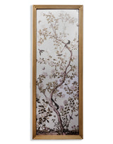 Large Rectangular Gold-Framed Roku Garden Wall Mirror - MFM16