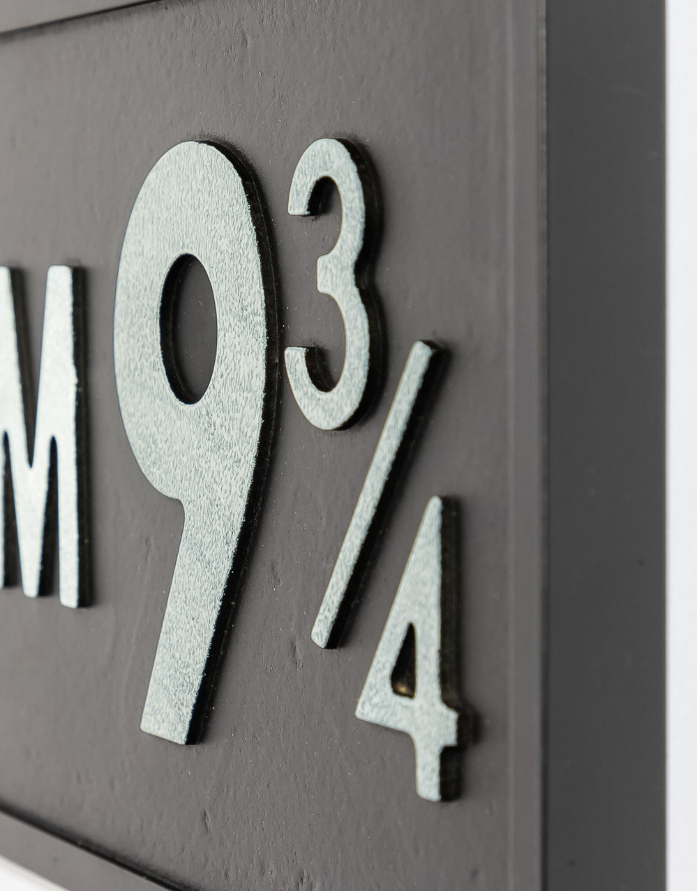 Black & White "Platform 9 & 3/4" Wall Sign - RS149