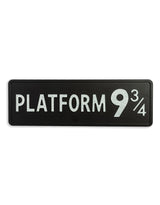 Black & White "Platform 9 & 3/4" Wall Sign - RS149