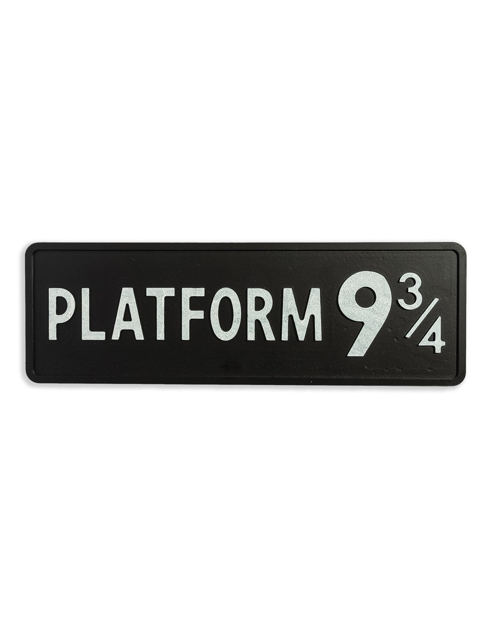 Black & White "Platform 9 & 3/4" Wall Sign - RS149