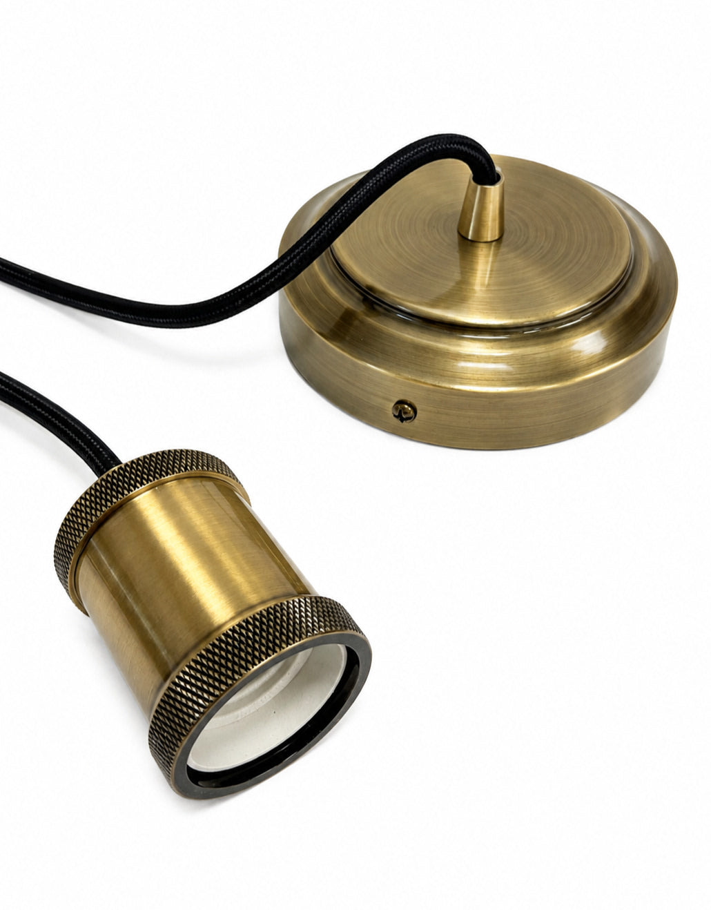 Antique Brass Pendant Cable Light - CH319